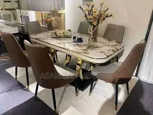 Marble Dining Set With 6 Chairs