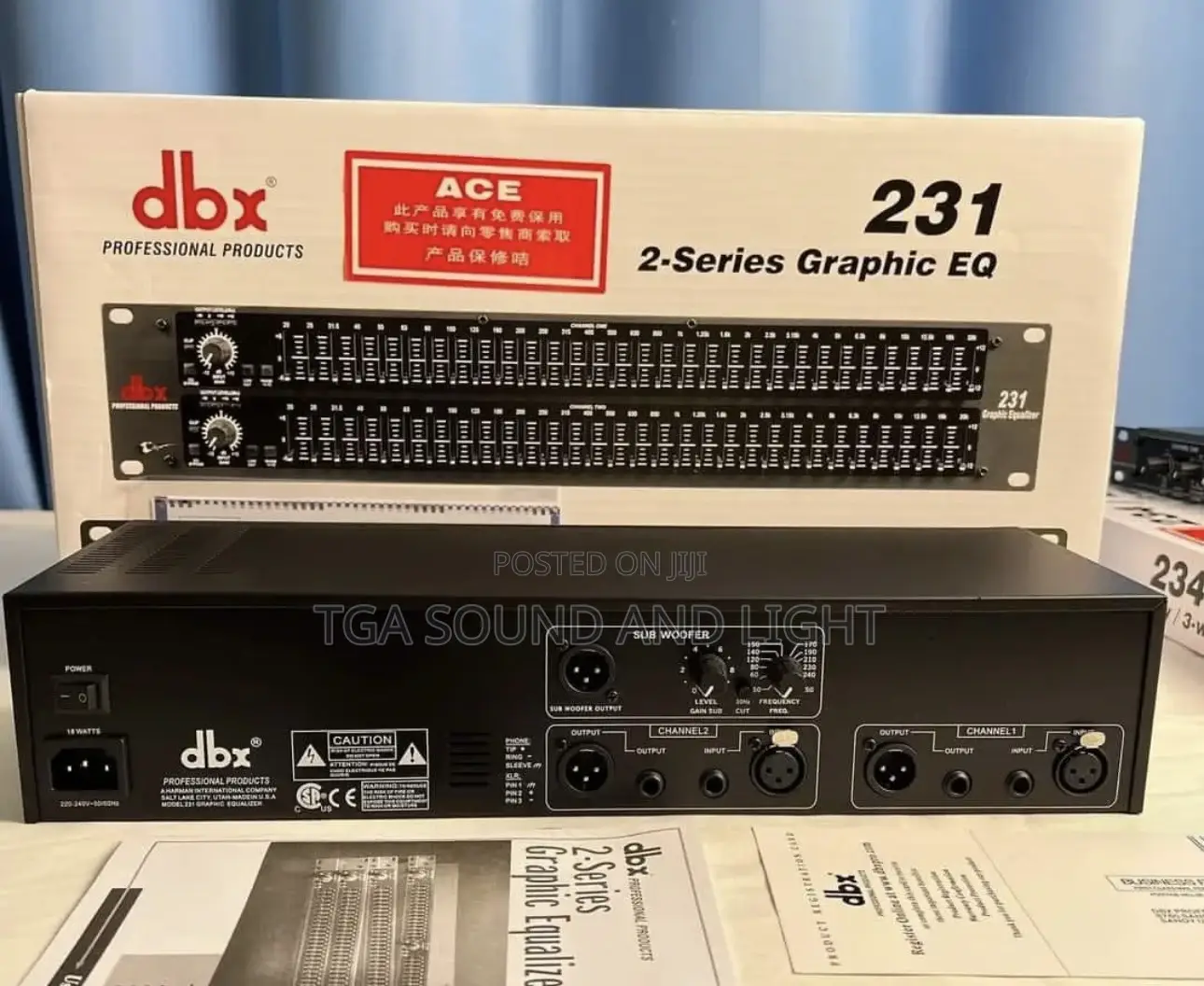 Dbx 231 Dual Channel 31-band Equalizer