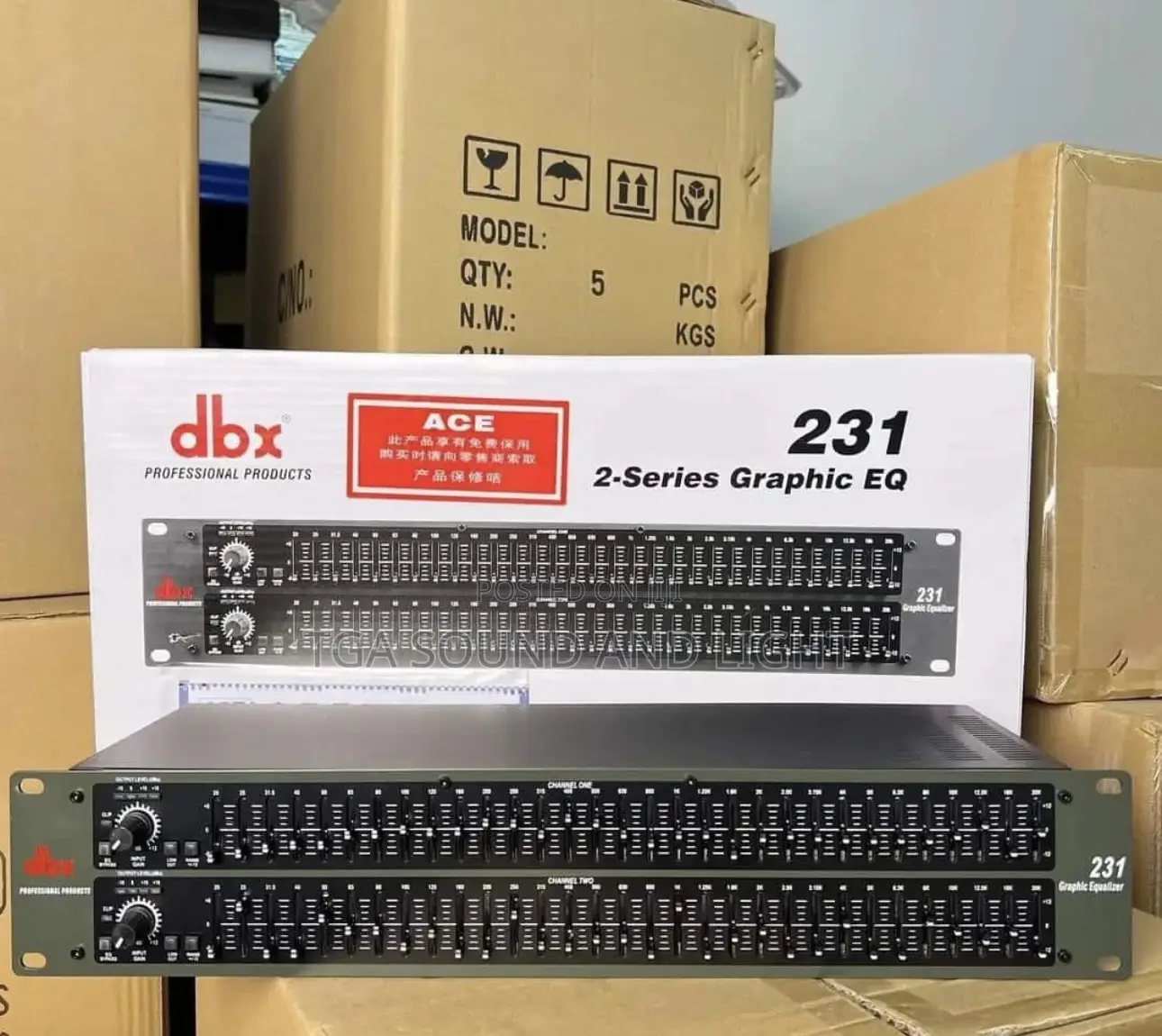 Dbx 231 Dual Channel 31-band Equalizer