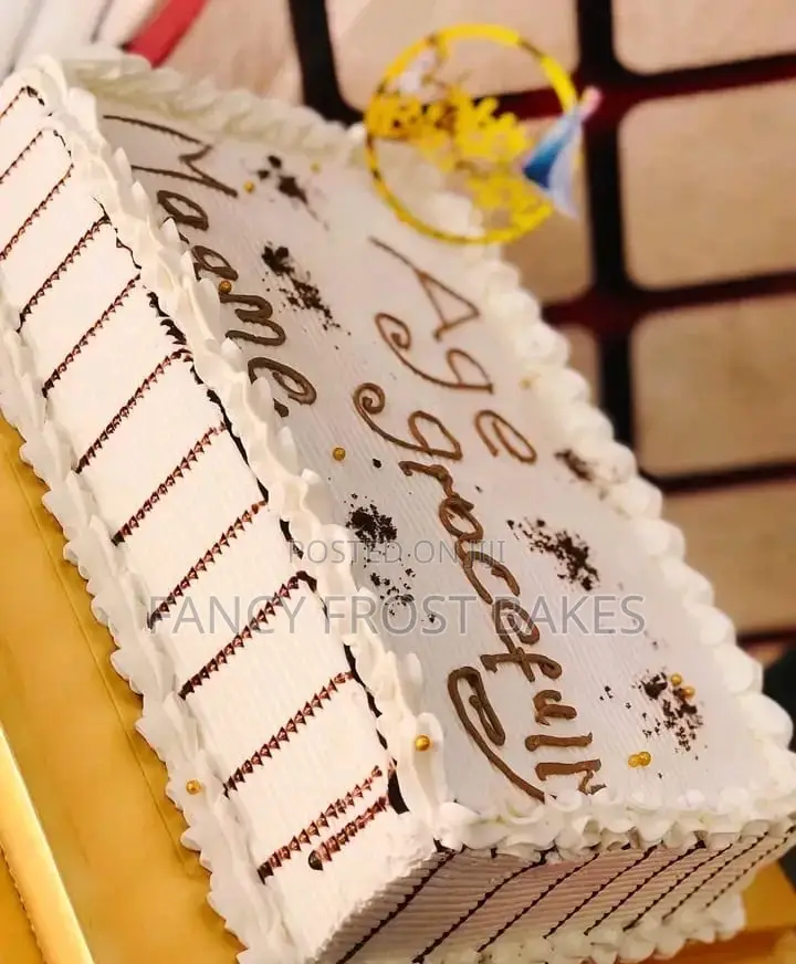 Rectangular Shaped Birthday Cake
