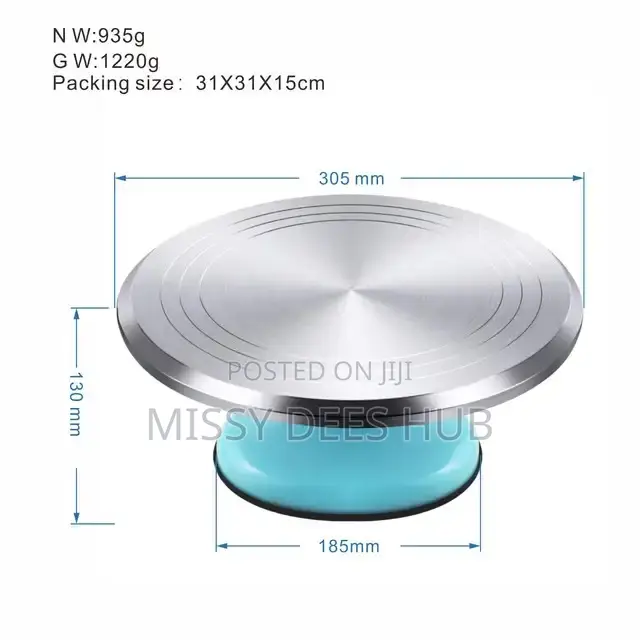 Solid Metallic Turntable