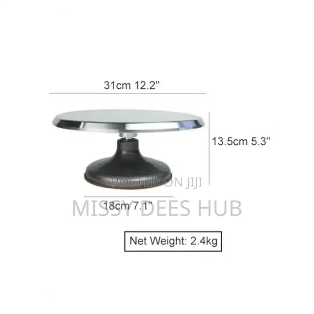 Solid Metallic Turntable