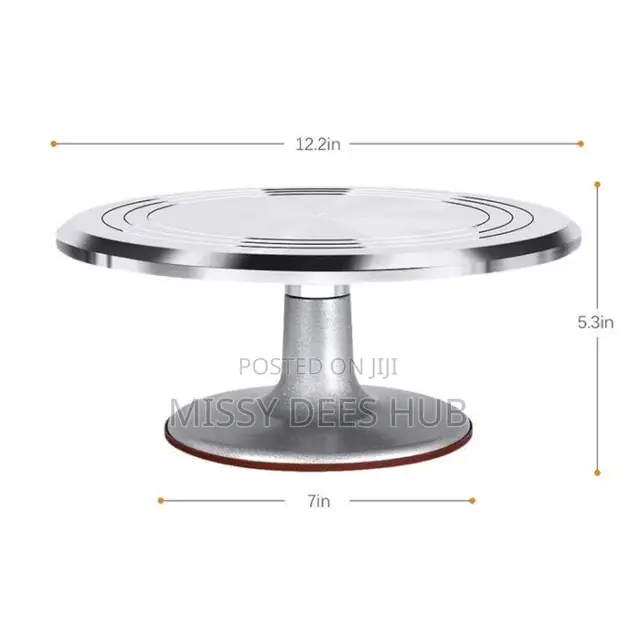 Solid Metallic Turntable