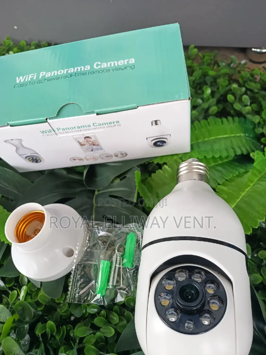 Wireless PTZ Bulb Camera