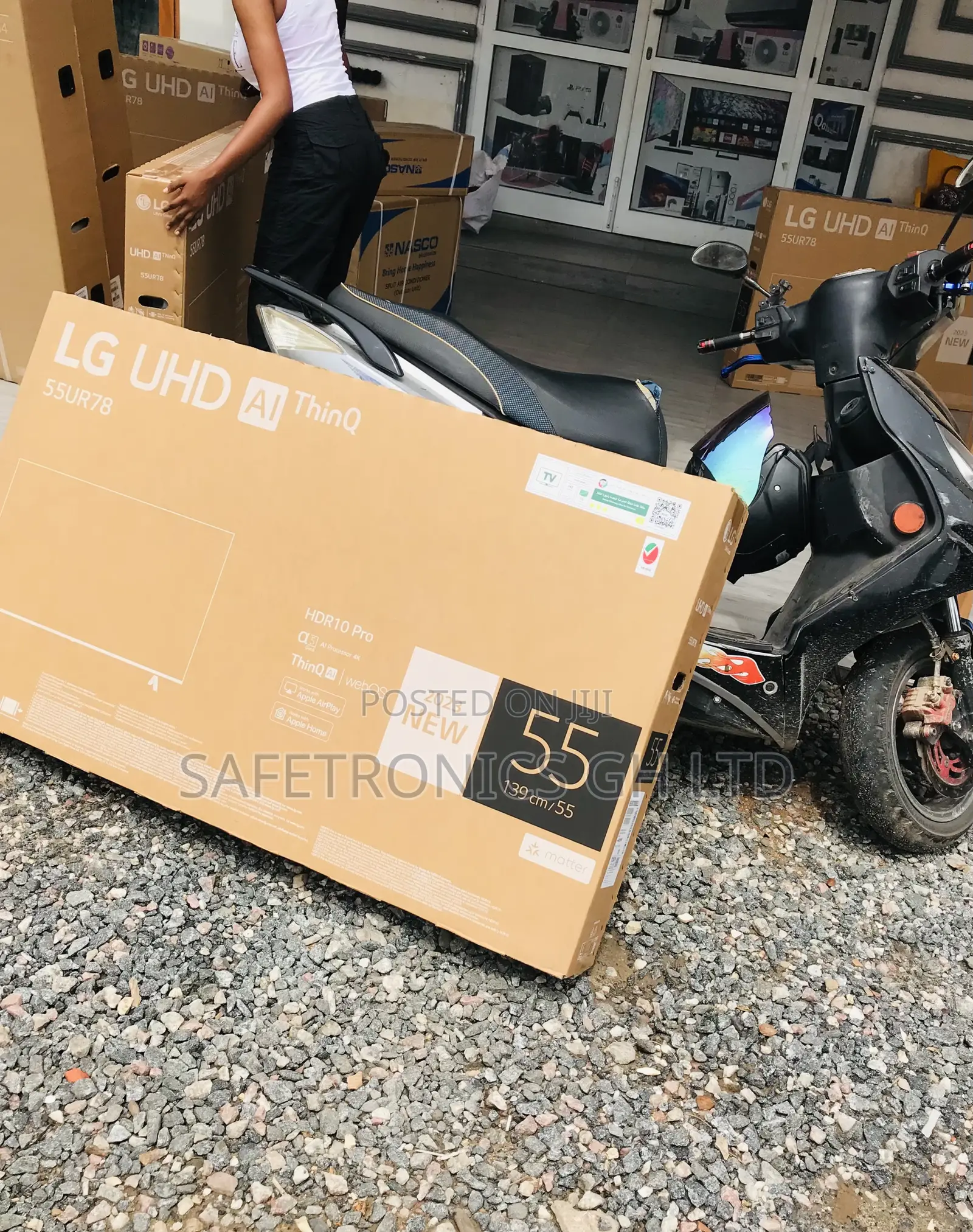 Electric Smart Lg 55 Inches Glossy Led Ur78 Lg Tv