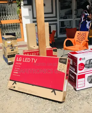 Glossy LG 43 Inches Electric Black Smart Led Tv