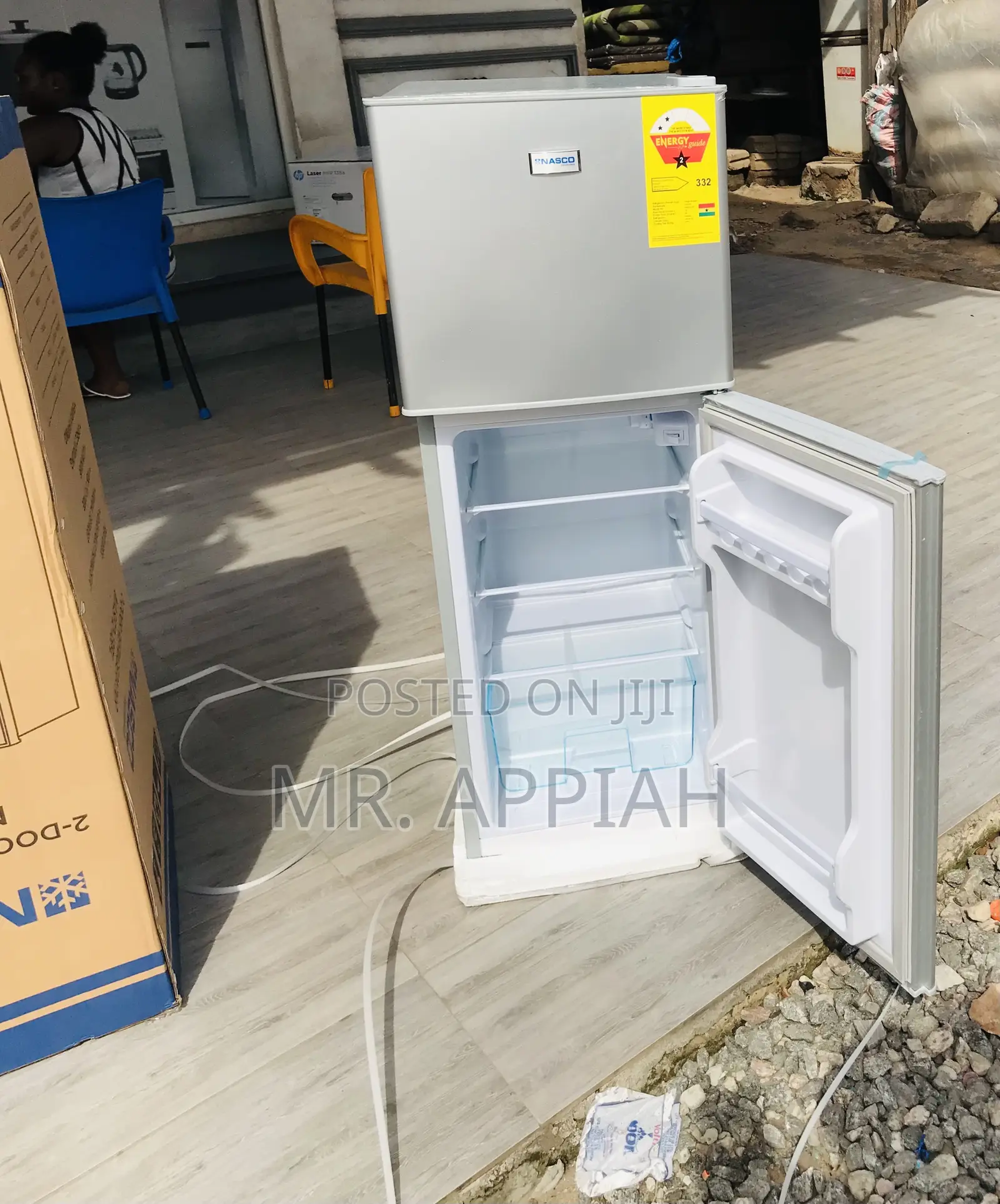 Nasco Double Door Table Top Fridge(Nasf2-13fl)Silver