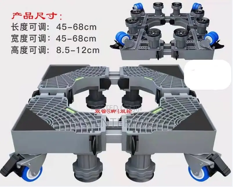 Movable Fridge Stand Double