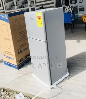 Brand New Nasco Double Door Electric Fridge(Nasf2-13fl)Gray