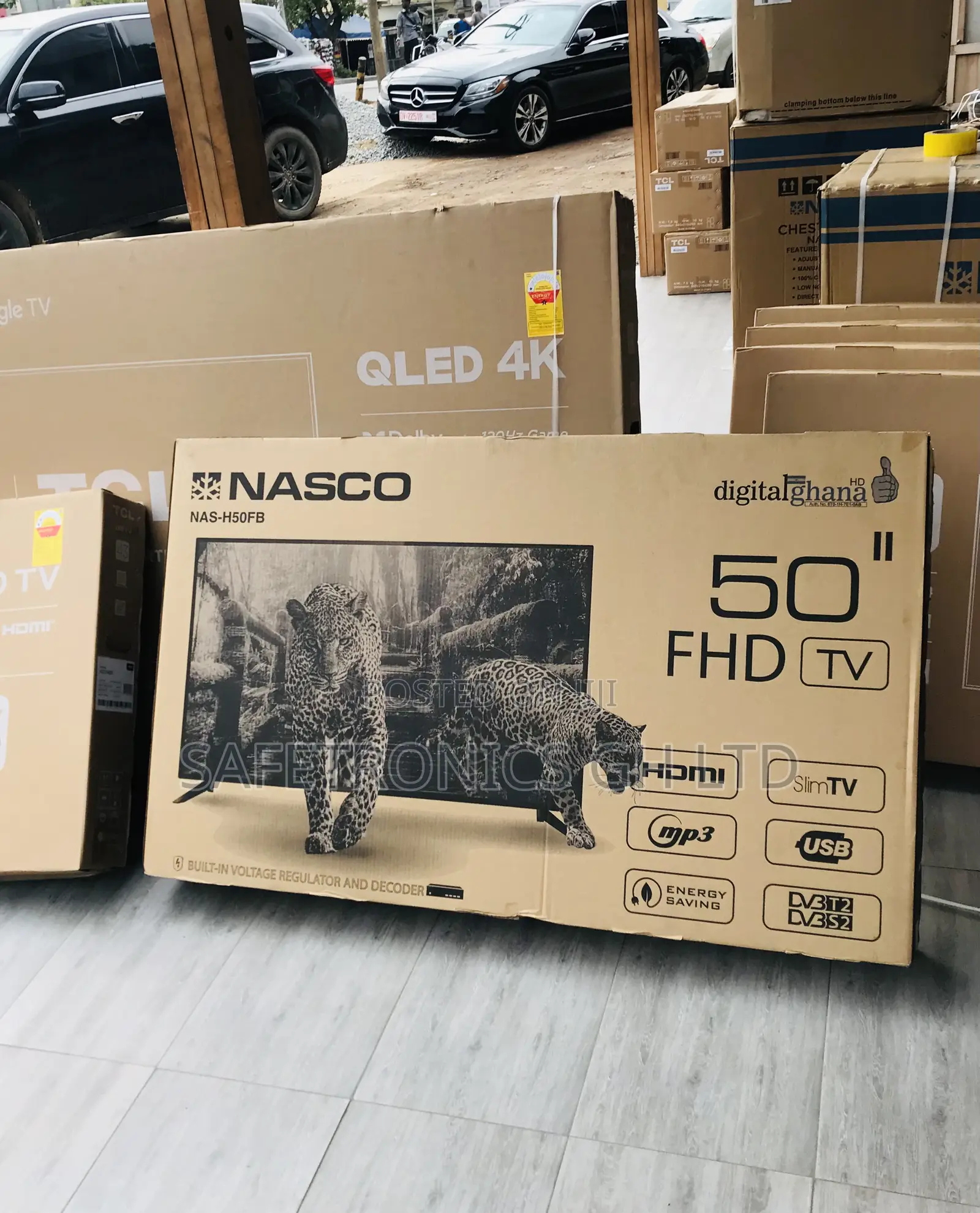 Satellite 50 Inches Glossy Led Electric  Digital Nasco