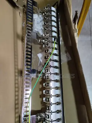 Cat6a 24 Port Patch Panel PASSTHROUGH, Fully Loaded