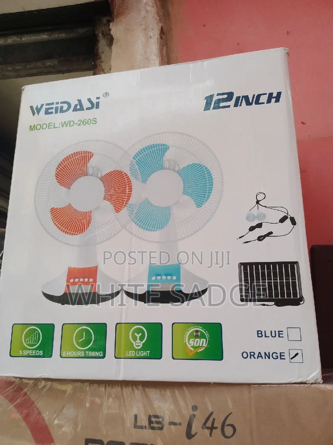 Solar Portable Fan