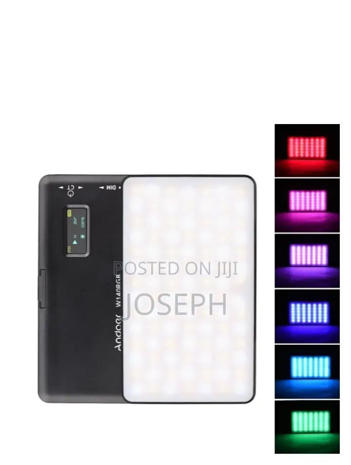 Video Light Rechargeable With Effects