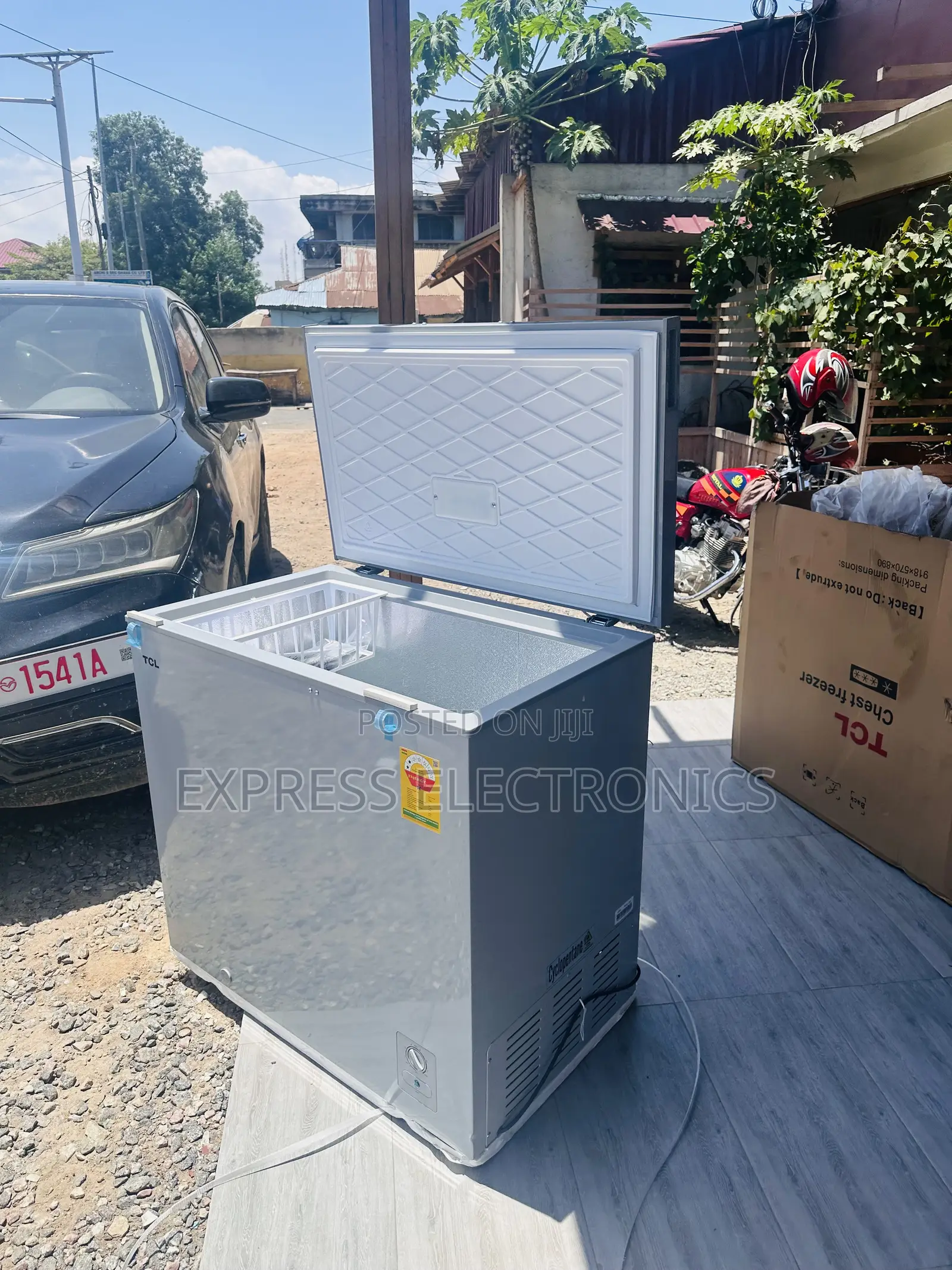 The Current New Chest Freezer TCL 200L Grey Color