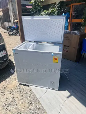 TCL 200L Chest Freezer Single Door Grey.