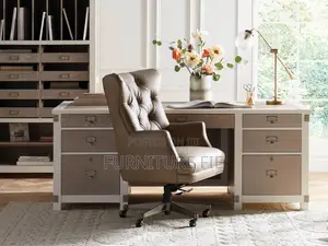Original Addy Leather Executive Chair From Arhaus Usa