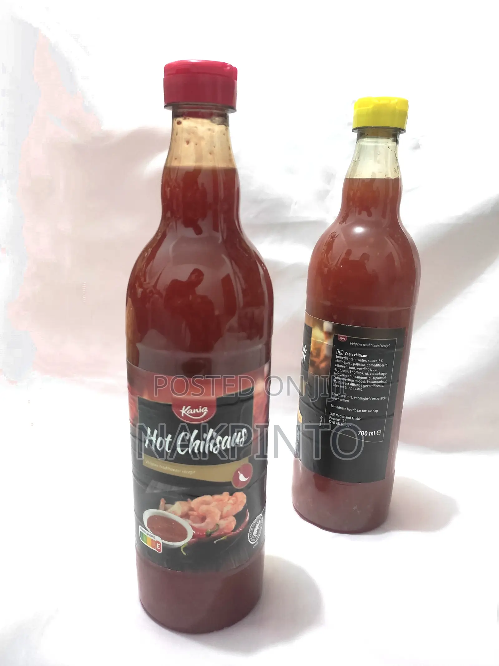 Hot Chili Sauce. Sweet Chili Sauce