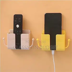 Phone, Remote and Accessories Holder With Self Adhesive