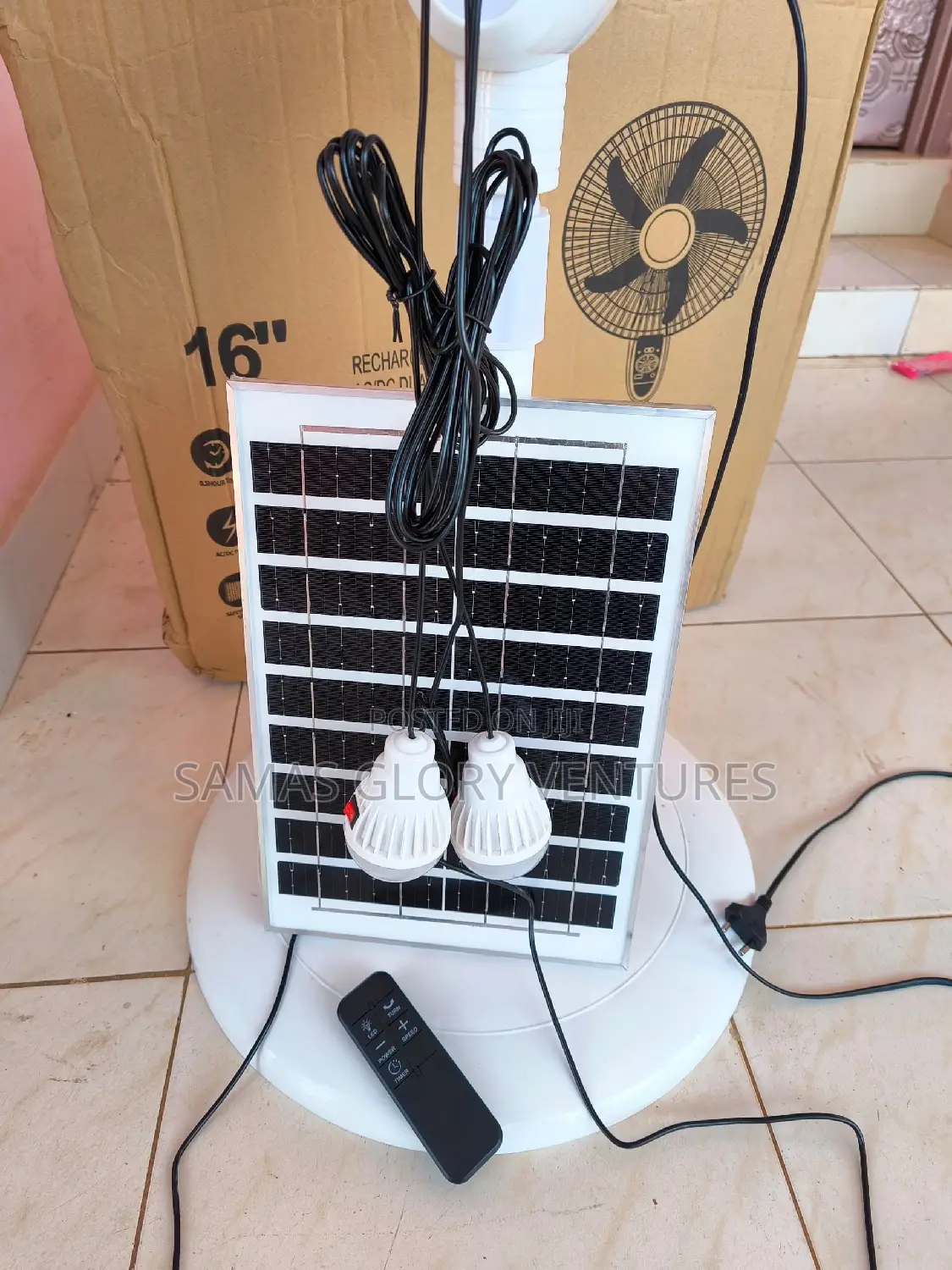 Solar Standing Fan
