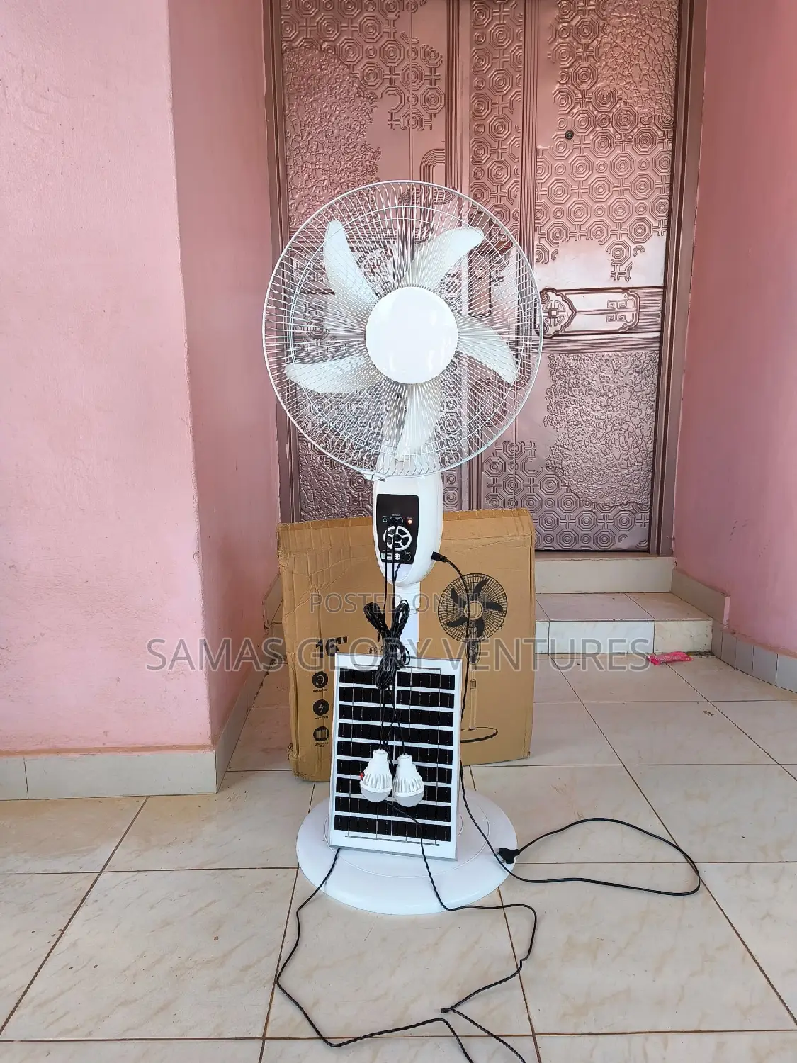 Solar Standing Fan