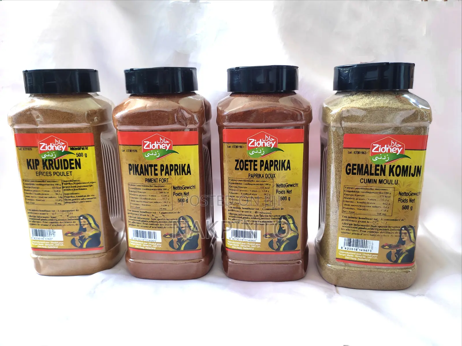 Chicken Herb Mix. Spicy Paprika. Sweet Paprika. Ground Cumin