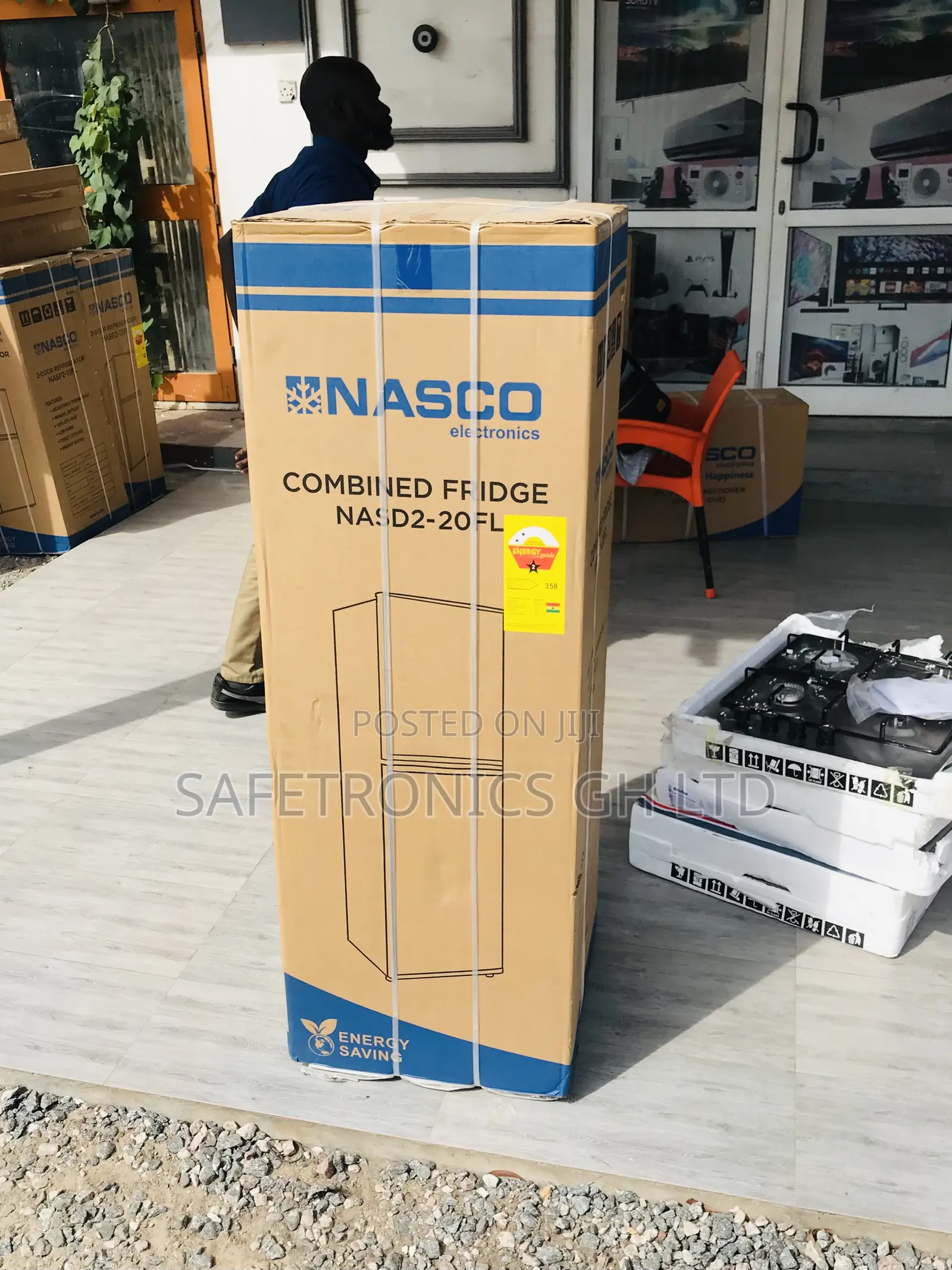 Electric Doubledoor Nasco Gray Nasd2-20fl Bottomfreezer