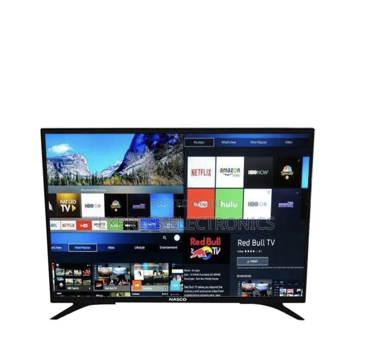 Tv Smart Nasco 50”UHD Smart Glossy Sleek Slim.