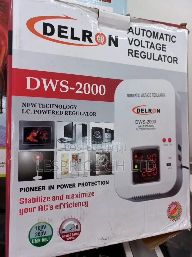 Delron 2000VA Wall Mount Stabilizer