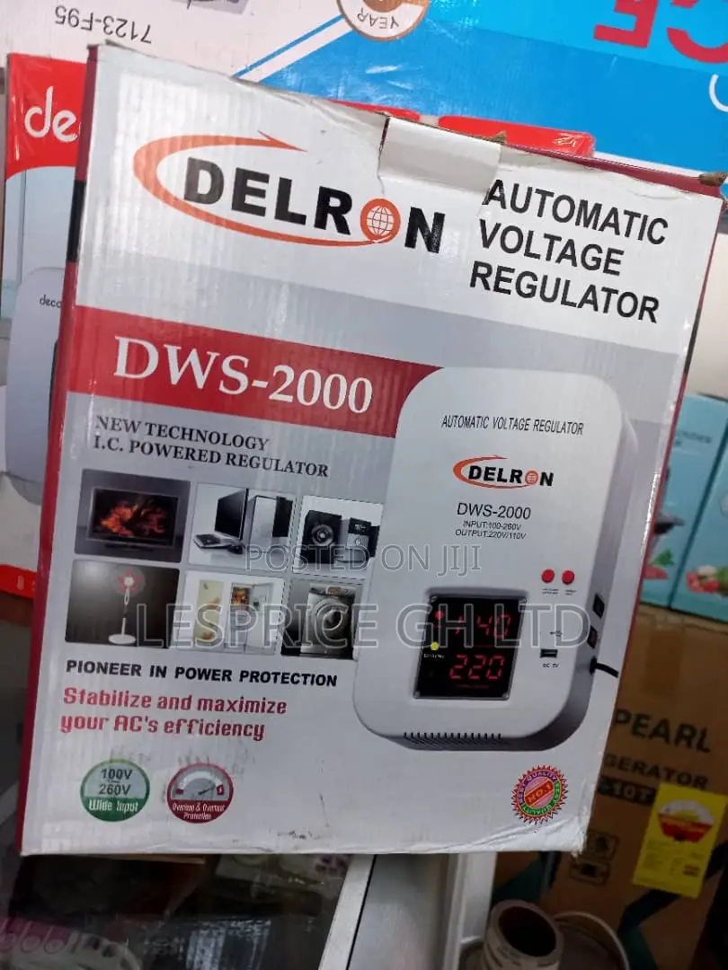 Delron 2000VA Stabilizer Power Plus!!