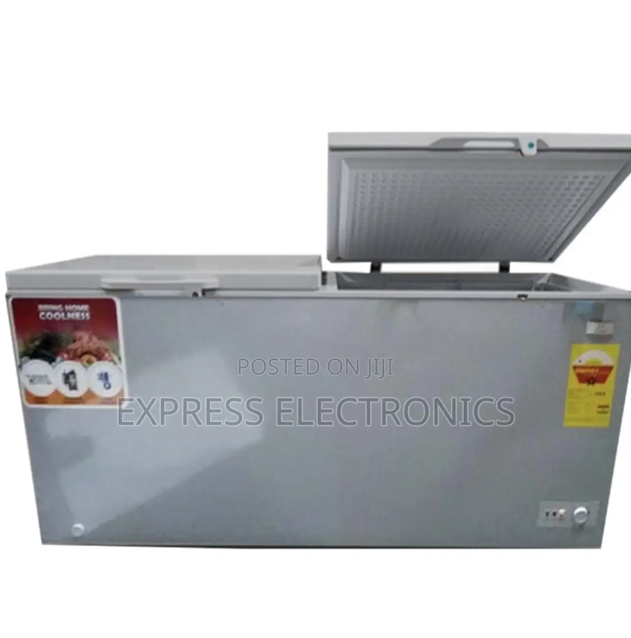 Available Now Grey Double Door Chest Freezer Zara 725