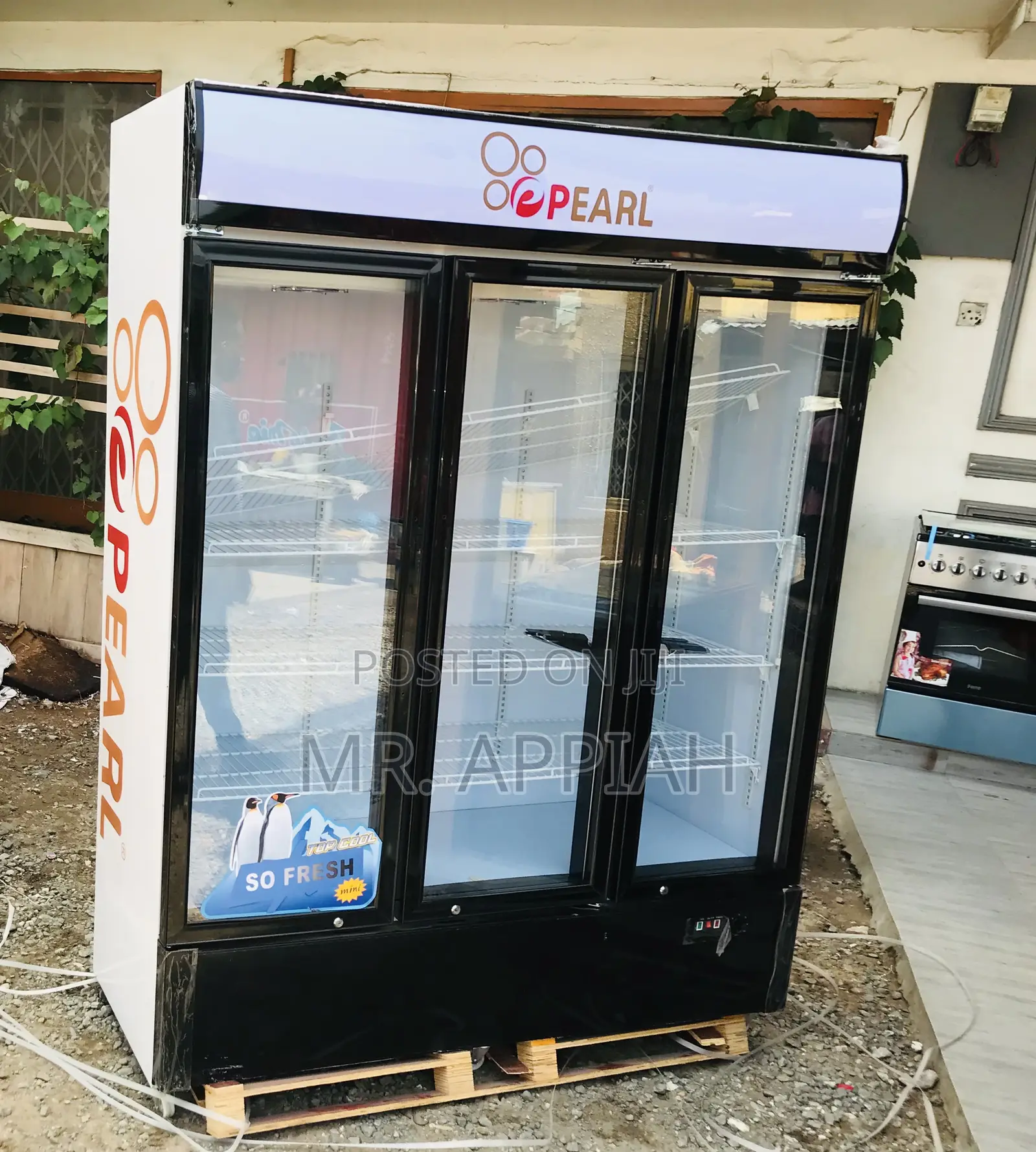 Latest and Affordable Pearl 3 Door Electric Fridge(PVC-150)