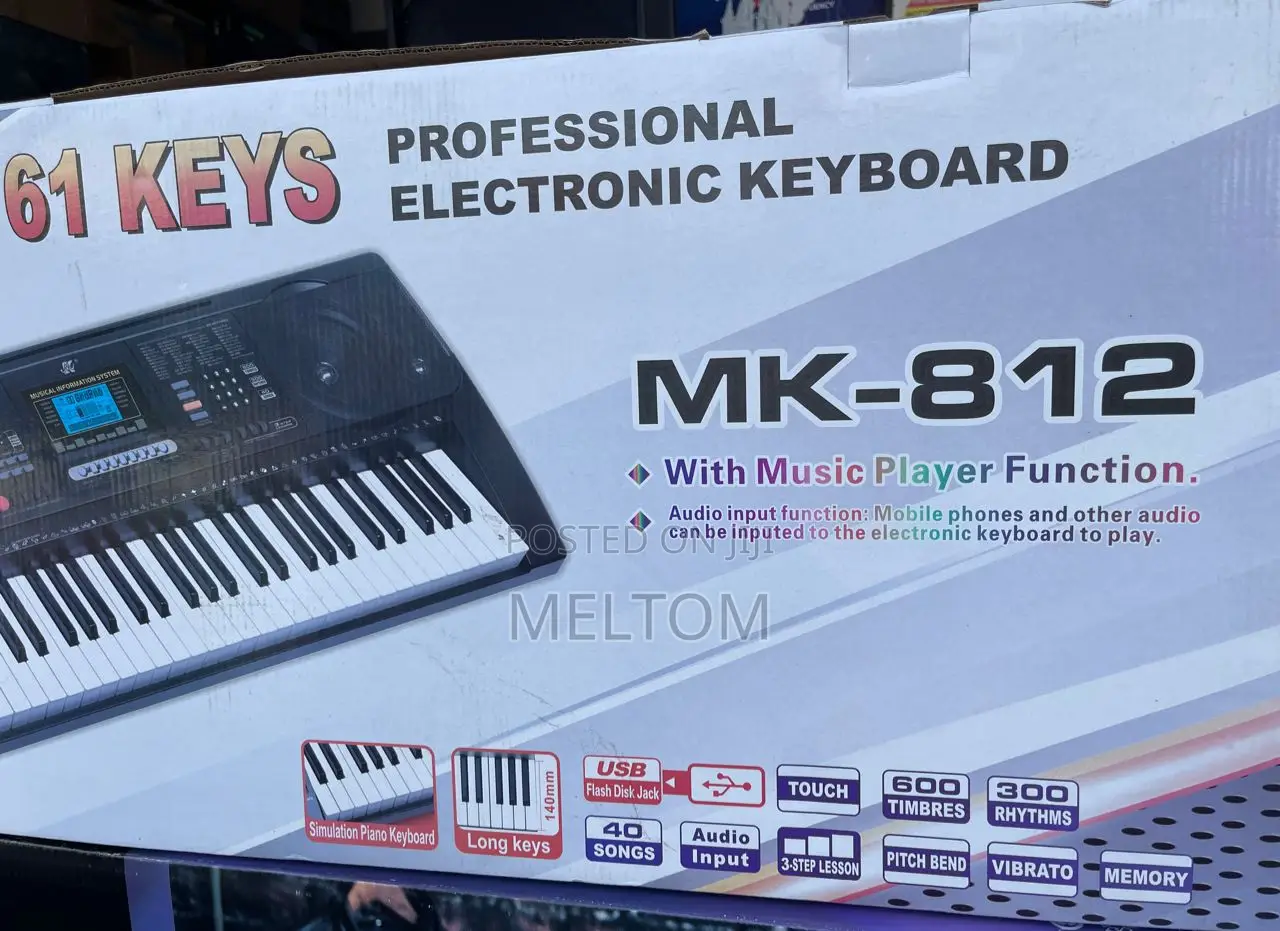 Meike Mk-812 61keys Professional Electronic Keyboard