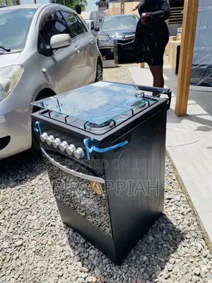 Adorable Volcano Gas Oven 4 Burner(50x50)Black