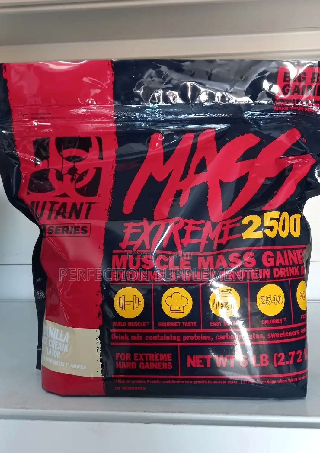 Mutant Mass Extreme Gainer 2500 - 2.72kg