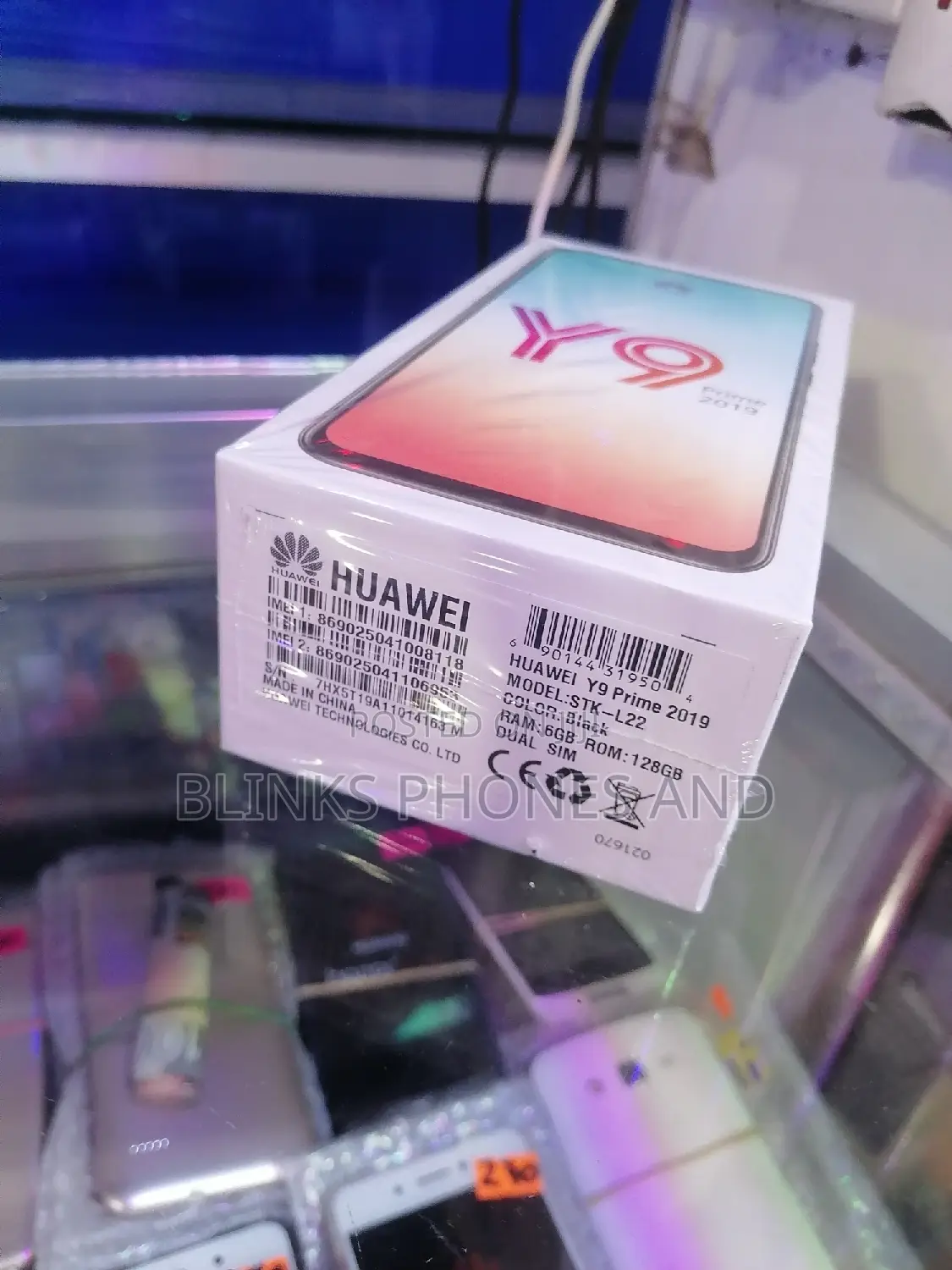 New Huawei Y9 Prime 2019 128 GB Blue