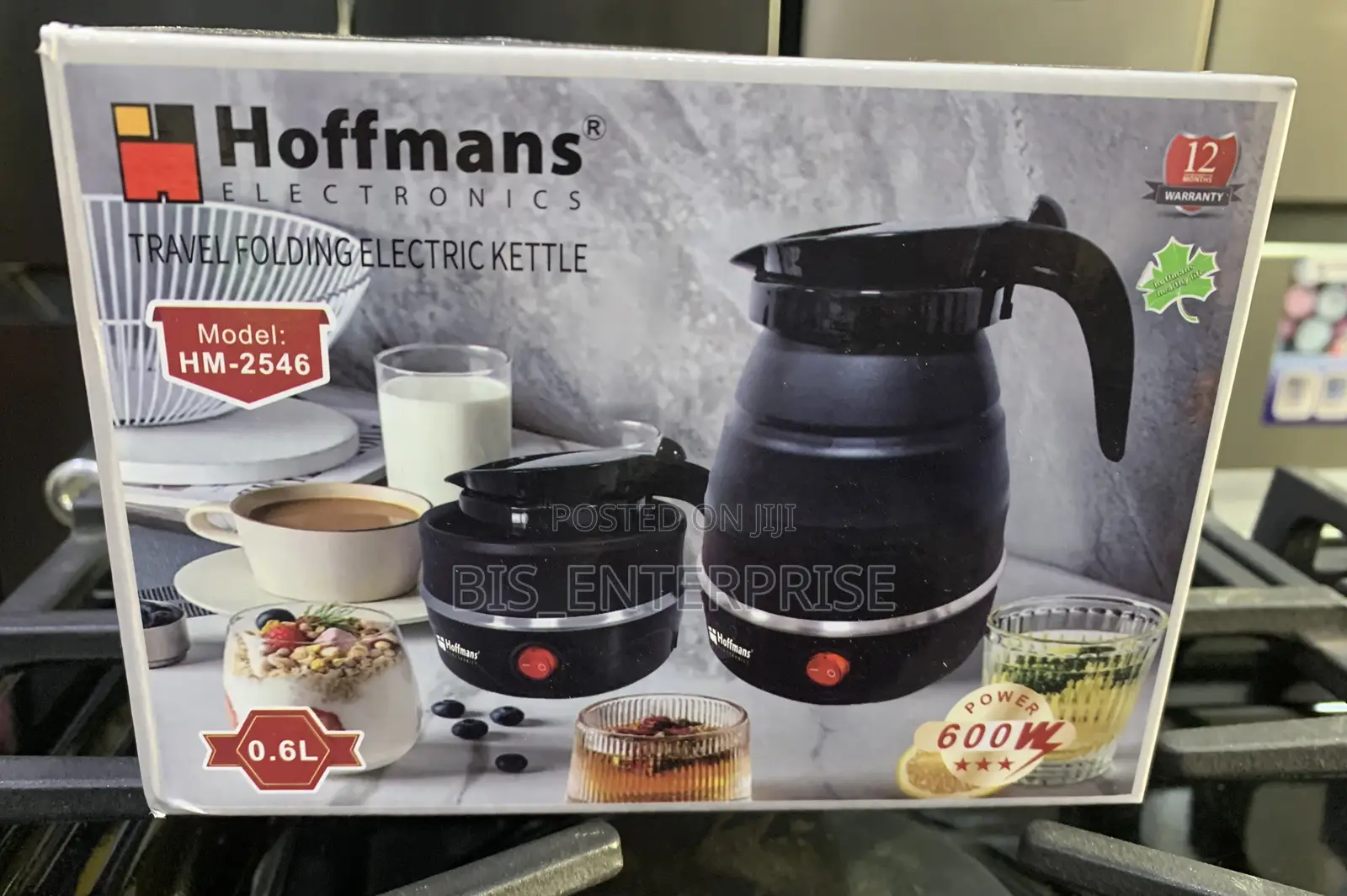 Hoffmans Travel Folding Electric Kettle