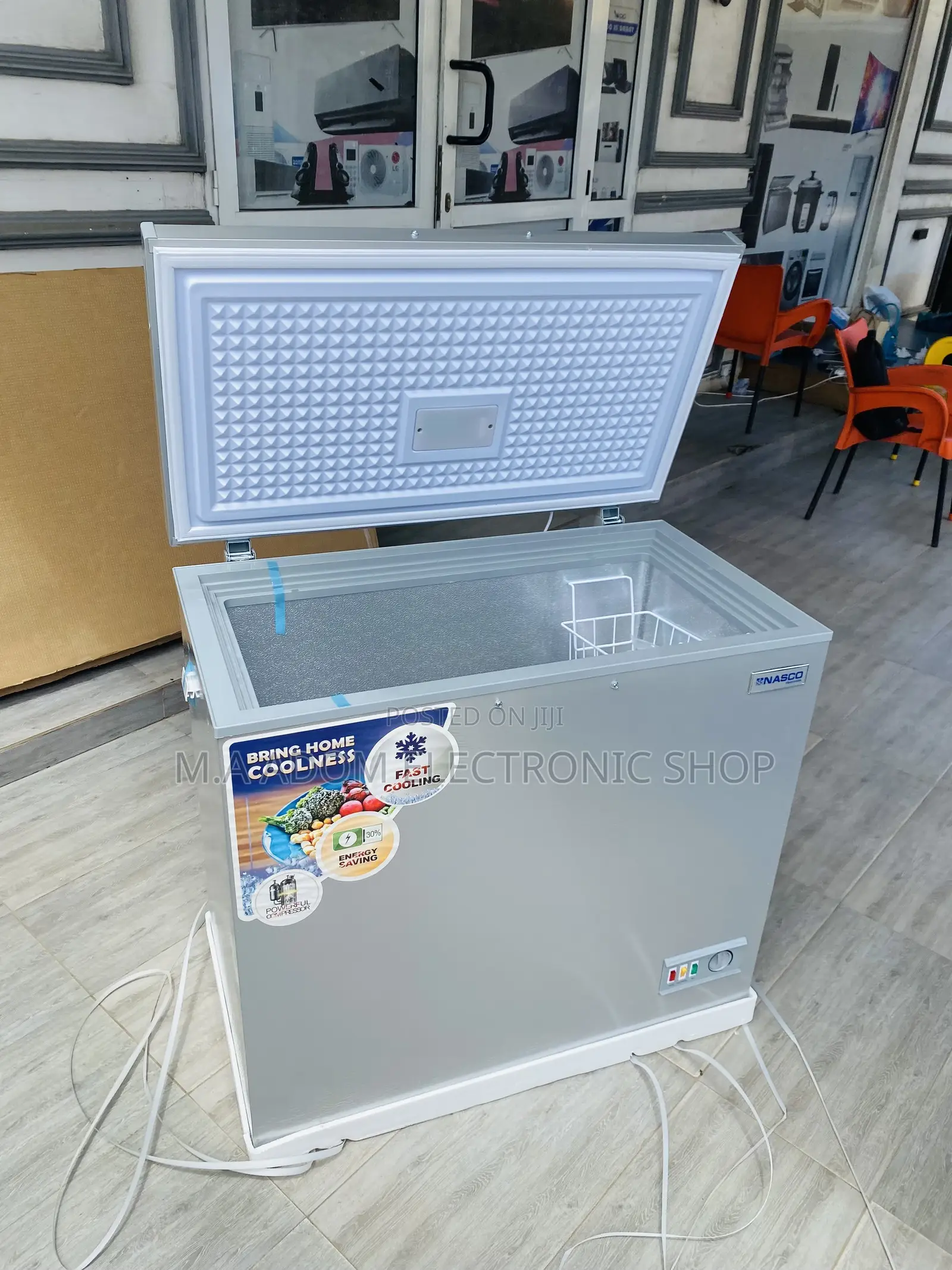 Fast Cooling Nasco Single Door Electric Freezer(Nas-250)