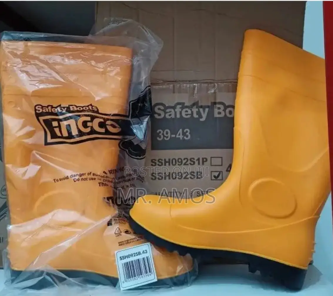Steel Toe Safety Rain Boots Sizes(41-45) - Ssh092sb