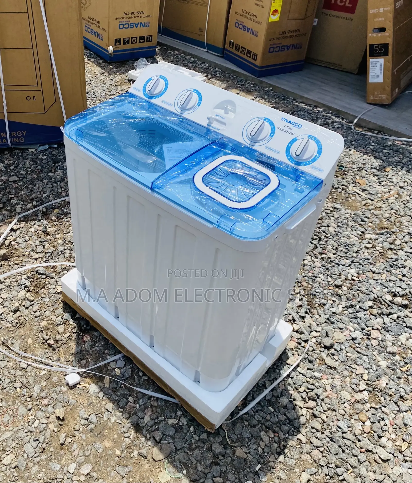 Shop Adorable Nasco 7kg Top Load Washing Macbine + Spin/Dry