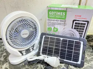 Solar Desktop Fan