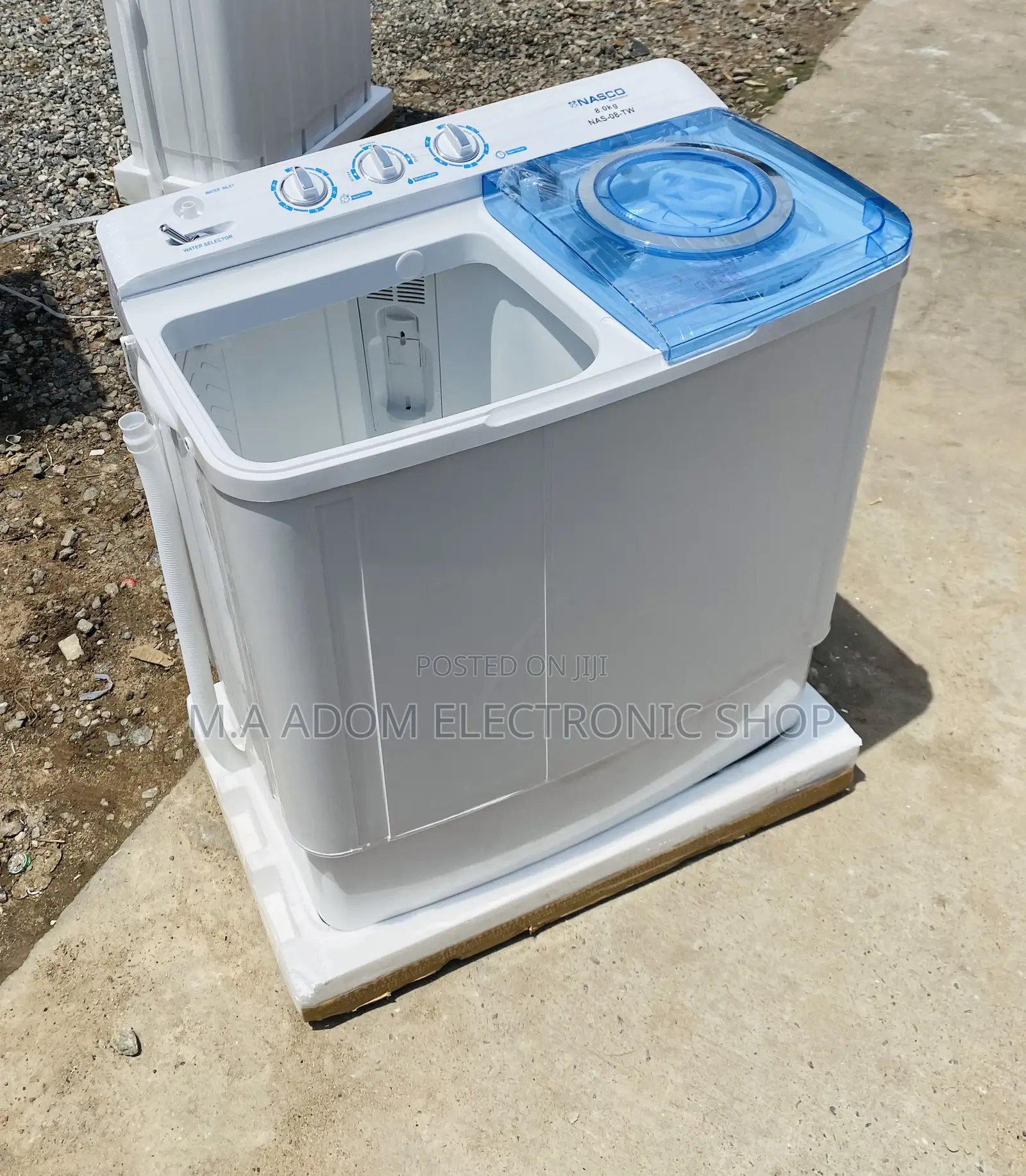 Quality Nasco 11kg Semi-Automatic Washing Machine + Spin/Dry