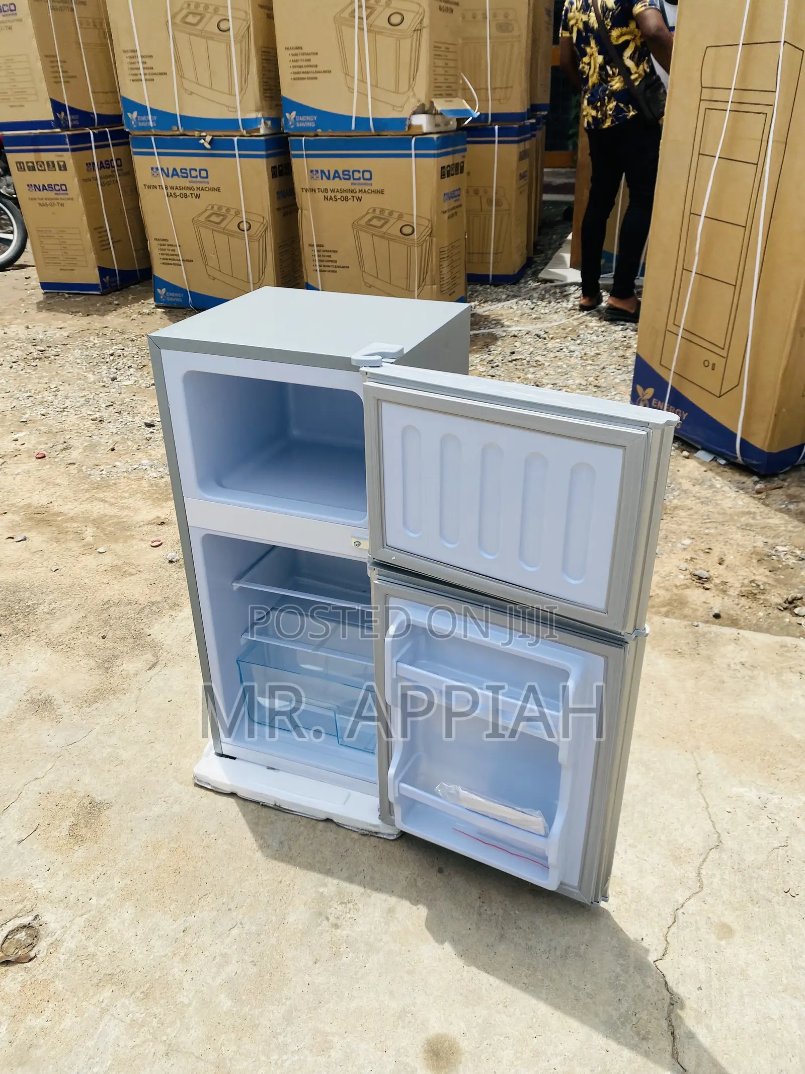 Energy Sufficient Nasco Nasf2-11 Double Door Refrigerator.
