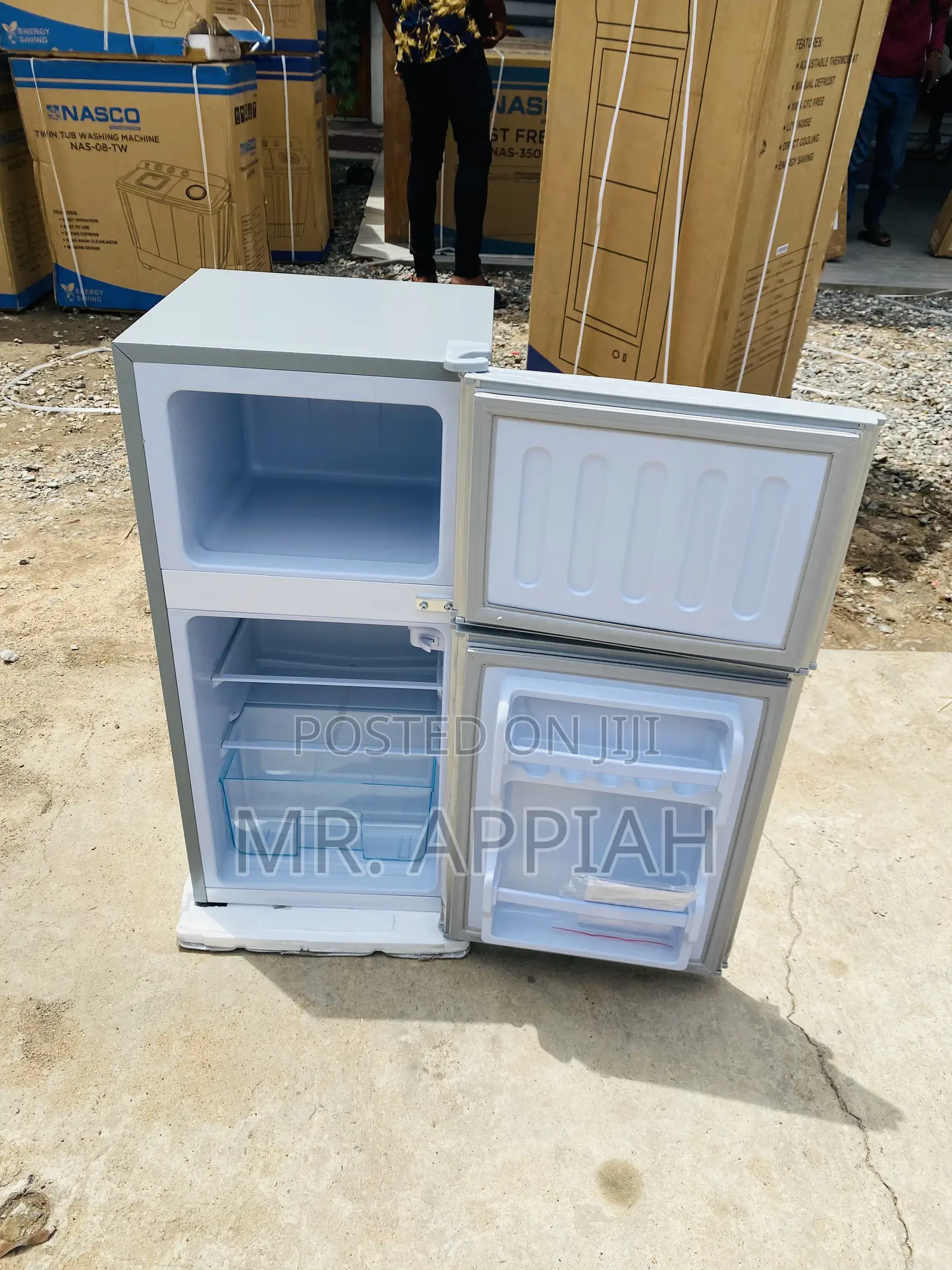Energy Efficient Nasco Nasf2-11 Double Door Fridge.