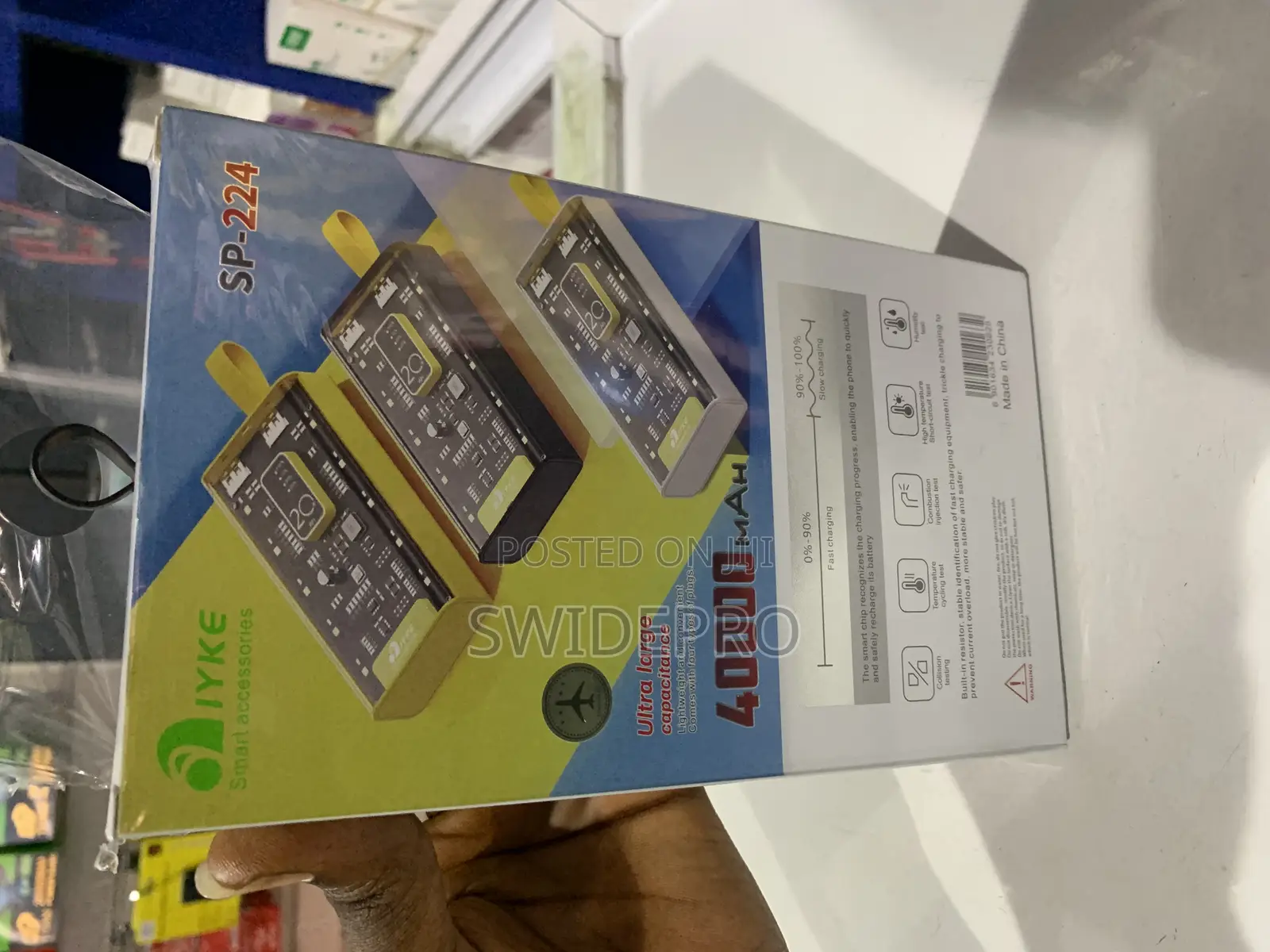 Iyke 40,000mah Capacity Transparent Power Bank