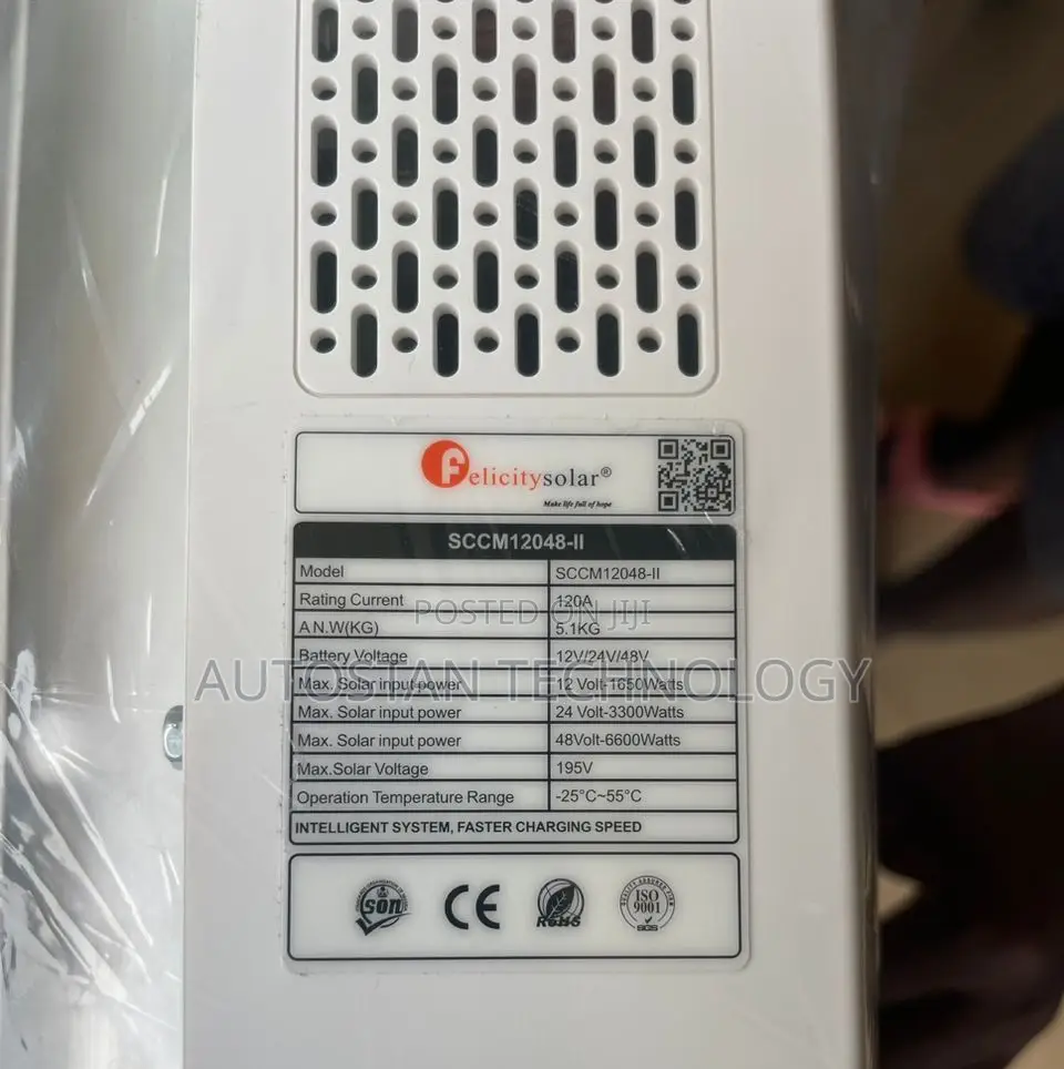 *12/24/48v 120A* Felicity MPPT Controllers