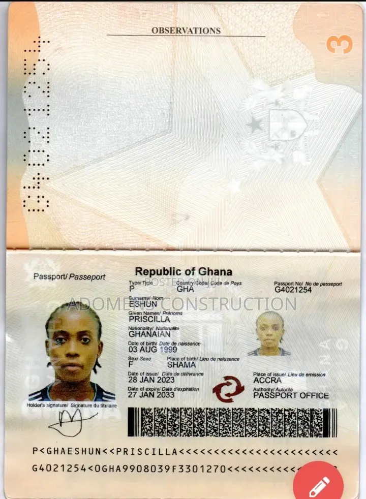 Passport & Birth Certificate