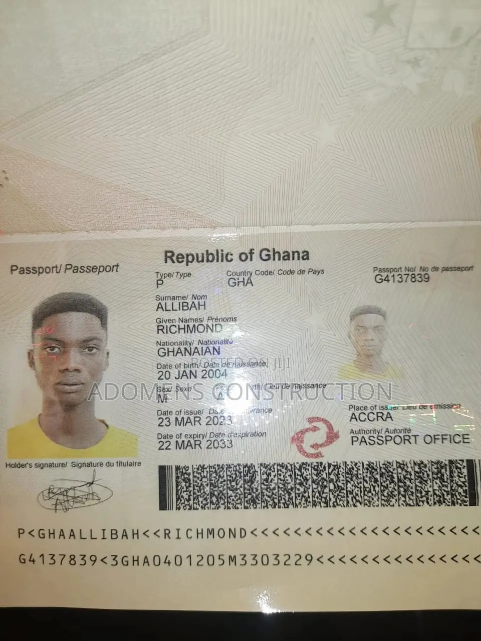 Passport & Birth Certificate