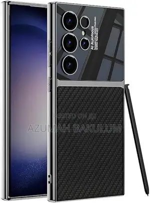 Galaxy S24 Ultra Carbon Fibre Pattern TPU Cover