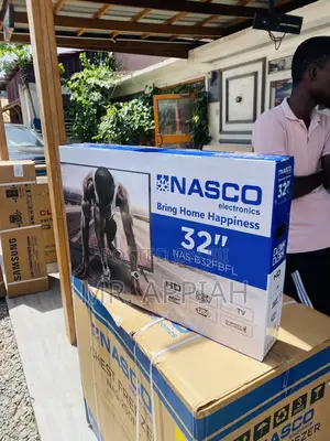 Sleek Nasco 32 Inch Full HD Satellite Led Tv(Black).