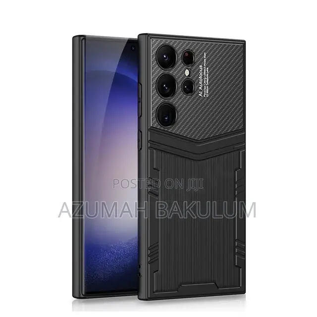 Galaxy S24 Ultra Carbon Fibre Pattern TPU Cover